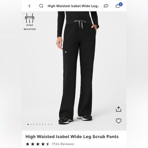 Figs Black Technical Collection Pants